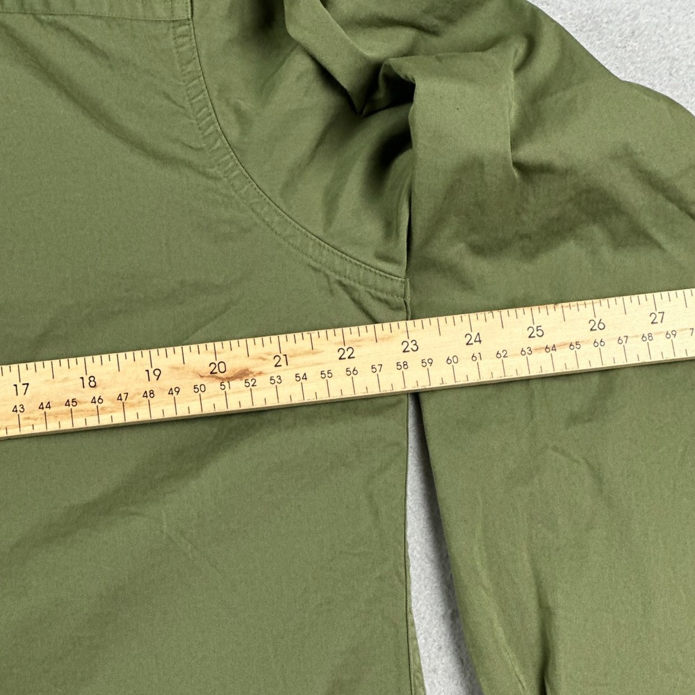 Polo Ralph Lauren Mens Twill Utility Shirt M Green Classic Fit snap long sleeve - Picture 16 of 16